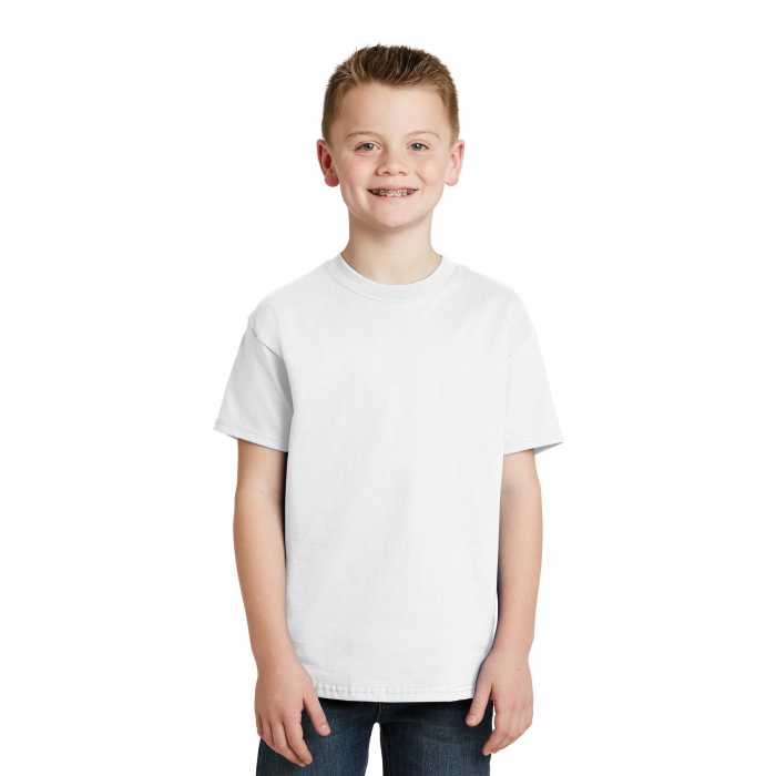 Hanes 5450 Youth Tagless 100% Cotton T-Shirt - Kelly Green