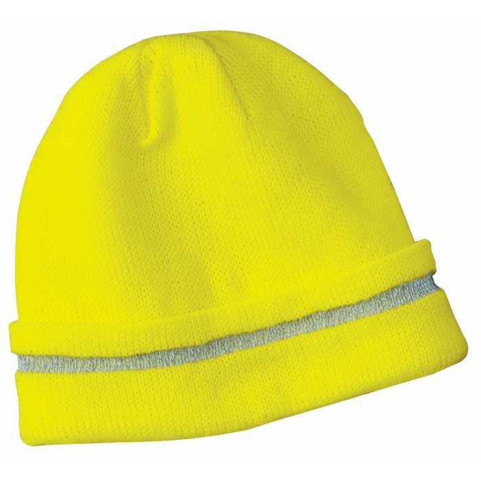 CornerStone® - Enhanced Visibility Beanie with Reflective Stripe